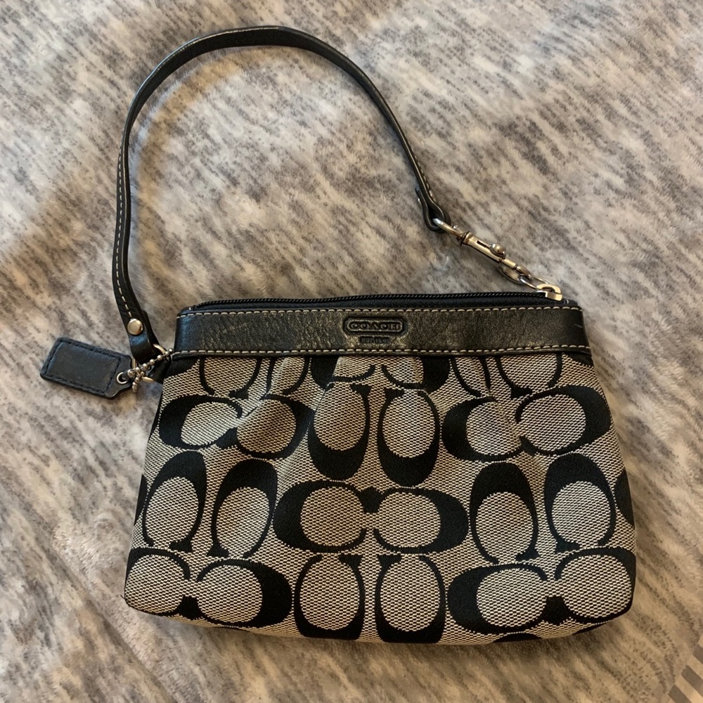 coach mini zipper handbag